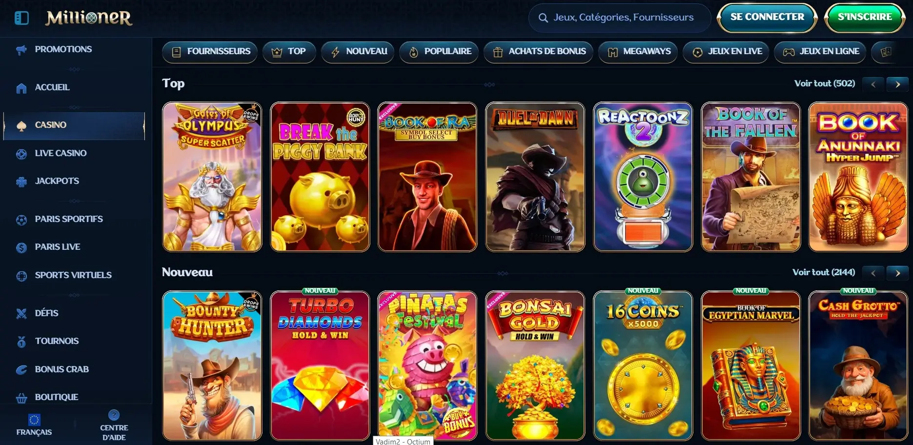Les meilleurs nouveaux casinos en ligne en France: jeux et paris sportifs